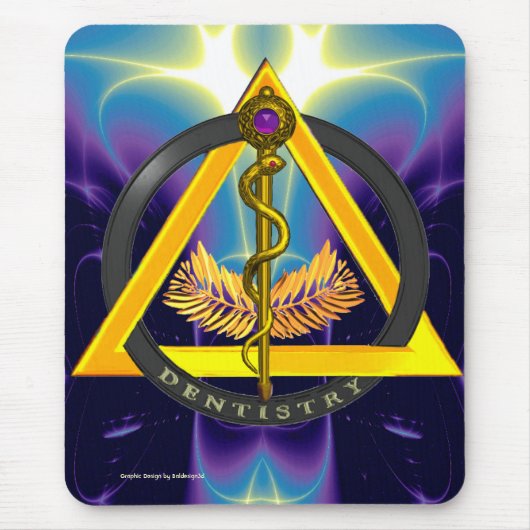 STRECKE DER ASCLEPIUS-DENTISTLEISTUNG MOUSEPAD (Vorne)