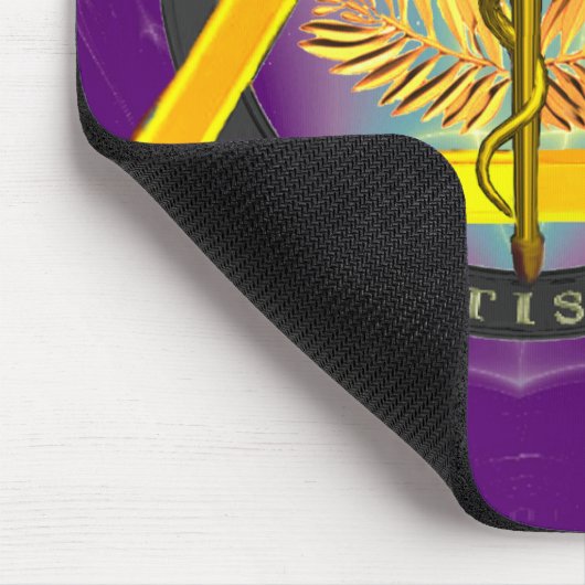 STRECKE DER ASCLEPIUS-DENTISTLEISTUNG MOUSEPAD (Ecke)