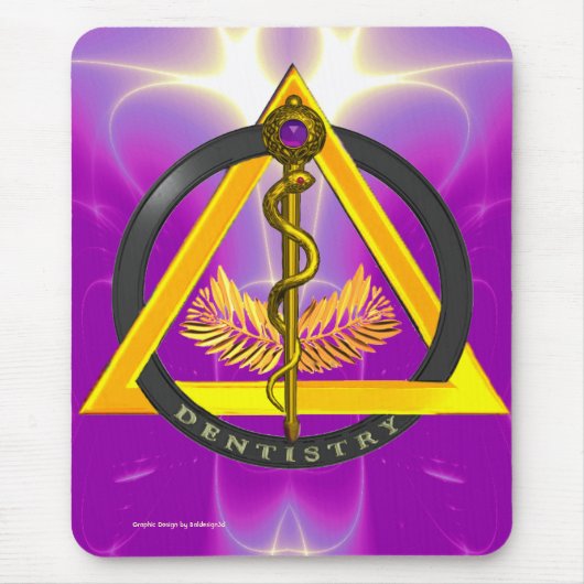 STRECKE DER ASCLEPIUS-DENTISTLEISTUNG MOUSEPAD (Vorne)