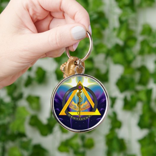 STRECKE DER ASCLEPIUS-DENTISTLEISTUNG SCHLÜSSELANHÄNGER (Hand)