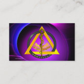 STRECKE DER ASCLEPIUS-DENTISTLEISTUNG VISITENKARTE (Rückseite)