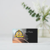 STRECKE DER ASCLEPIUS-DENTISTLEISTUNG VISITENKARTE (Stehend Vorderseite)