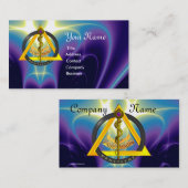 STRECKE DER ASCLEPIUS-DENTISTLEISTUNG VISITENKARTE (Vorne/Hinten)