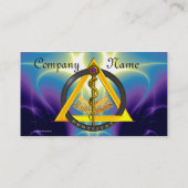 STRECKE DER ASCLEPIUS-DENTISTLEISTUNG VISITENKARTE (Rückseite)