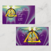 STRECKE DER ASCLEPIUS-DENTISTLEISTUNG VISITENKARTE (Vorne/Hinten)