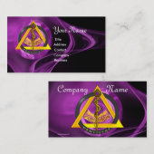 STRECKE DER ASCLEPIUS-DENTISTLEISTUNG VISITENKARTE (Vorne/Hinten)