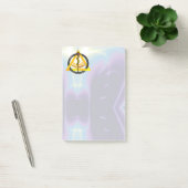 STRECKE DES ASCLEPIUS DENTIST DENTISTRY SYMBOL Blu Post-it Klebezettel (Büro)