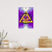 STRECKE DES ASCLEPIUS-ZAHNSYMBOLS POSTER (Küche)