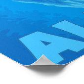 Strecke Iceberg - Cordoba, Alaska Poster (Ecke)