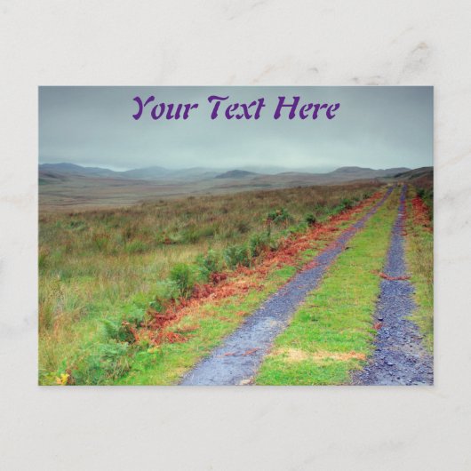 Strecke Isle of Jura, Schottland Postkarte (Vorderseite)