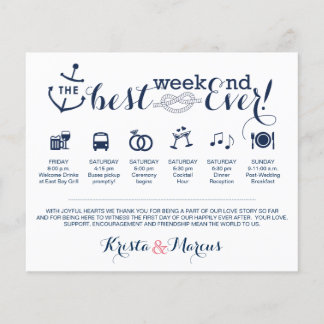 Strecke Nautic Wedding