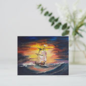 Strecke Postkarte (Stehend Vorderseite)