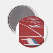 Strecke und Feld Magnet (Vorderseite/Rückseite)