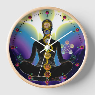 STRECKE VON ASCLEPIUS 7 CHAKRAS, YOGA LOTUS POSE L UHR