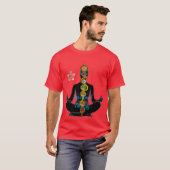 STRECKE VON ASCLEPIUS 7 CHAKRAS, YOGA LOTUS POSE T-Shirt (Vorne ganz)
