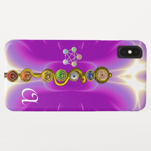 STRECKE VON ASCLEPIUS 7 CHAKRAS,YOGA,SPIRITUELLE E Case-Mate iPhone HÜLLE (Rückseite (Horizontal))