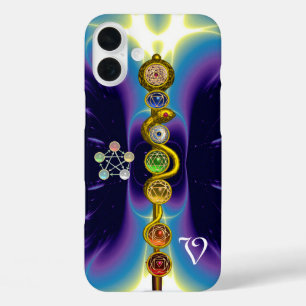STRECKE VON ASCLEPIUS 7 CHAKRAS,YOGA,SPIRITUELLE E iPhone 16 PLUS HÜLLE