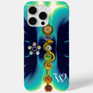 STRECKE VON ASCLEPIUS 7 CHAKRAS,YOGA,SPIRITUELLE E iPhone 15 PRO MAX HÜLLE