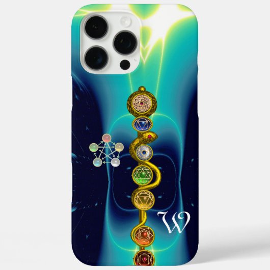 STRECKE VON ASCLEPIUS 7 CHAKRAS,YOGA,SPIRITUELLE E Case-Mate iPhone HÜLLE (Rückseite)