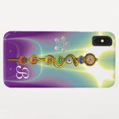 STRECKE VON ASCLEPIUS 7 CHAKRAS,YOGA,SPIRITUELLE E Case-Mate iPhone HÜLLE (Rückseite (Horizontal))
