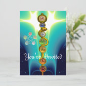 STRECKE VON ASCLEPIUS 7 CHAKRAS,YOGA,SPIRITUELLE E EINLADUNG (Stehend Vorderseite)