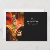 STRECKE VON ASCLEPIUS 7 CHAKRAS,YOGA,SPIRITUELLE E EINLADUNG (Rückseite)