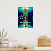 STRECKE VON ASCLEPIUS 7 CHAKRAS,YOGA,SPIRITUELLE E POSTER (Küche)