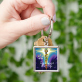 STRECKE VON ASCLEPIUS 7 CHAKRAS,YOGA,SPIRITUELLE E SCHLÜSSELANHÄNGER (Hand)