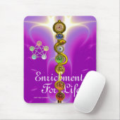 STRECKE VON ASCLEPIUS,7 SCHAKRAS,YOGA,SPIRITUELLE  MOUSEPAD (Mit Mouse)