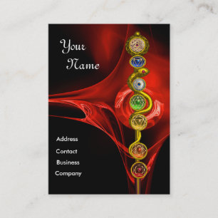 STRECKE VON ASCLEPIUS,7 SCHAKRAS,YOGA,SPIRITUELLE  VISITENKARTE