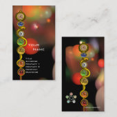 STRECKE VON ASCLEPIUS,7 SCHAKRAS,YOGA,SPIRITUELLE  VISITENKARTE (Vorne/Hinten)