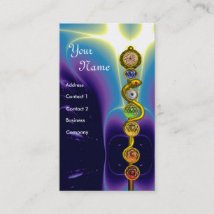 STRECKE VON ASCLEPIUS,7 SCHAKRAS,YOGA,SPIRITUELLE  VISITENKARTE