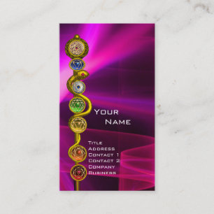 STRECKE VON ASCLEPIUS,7 SCHAKRAS,YOGA,SPIRITUELLE  VISITENKARTE