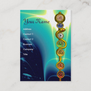 STRECKE VON ASCLEPIUS,7 SCHAKRAS,YOGA,SPIRITUELLE  VISITENKARTE