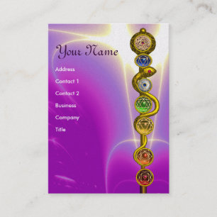 STRECKE VON ASCLEPIUS,7 SCHAKRAS,YOGA,SPIRITUELLE  VISITENKARTE