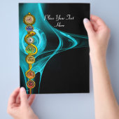 STRECKE VON ASCLEPIUS MIT 7 SCHWANKEN, SPIRITUELLE FLYER (Hand)