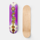 STRECKE VON ASCLEPIUS MIT 7 SCHWANKEN, SPIRITUELLE SKATEBOARD (Vorderseite)