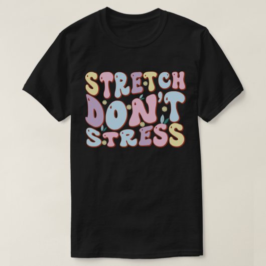 Strecken statt Stress T-Shirt (Design vorne)