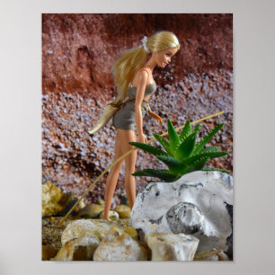 Streckenführung. Plakat