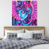 Street Angel Leinwanddruck (Insitu (Schlafzimmer))