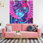 Street Angel Leinwanddruck (Insitu (Wohnzimmer))