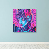Street Angel Leinwanddruck (Insitu (Holzboden))