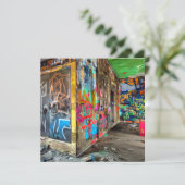 Street Art Abandoned Gebäude (Stehend Vorderseite)