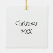 Street Art Abandoned Gebäude Personalisiert Keramikornament (Rückseite)