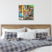 Street Art Abandoned Gebäude Personalisiert Leinwanddruck (Insitu (Schlafzimmer))