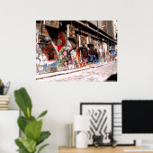 Street Art and Graffiti in Hosiers Lane, Melbourne Poster (Heimbüro)