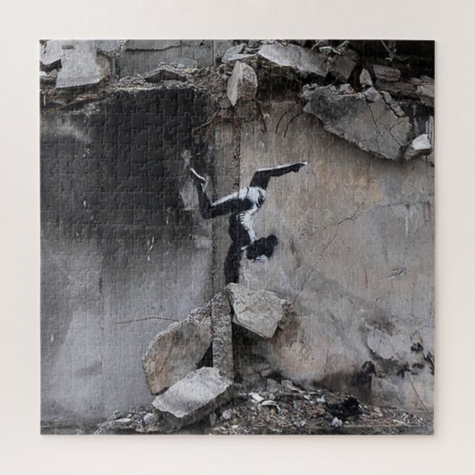 Street Art, Art, Mural, Graffiti, Street Artist ca Puzzle (Vertikal)