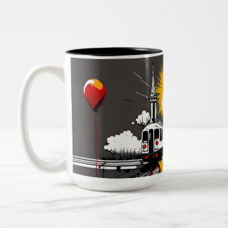 Street Art Becher "Urban Dreams" PARIS Zweifarbige Tasse