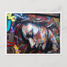 Street art Brick Lane Postkarte