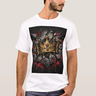 Street Art Crown Graphic Tee - Betonkrone